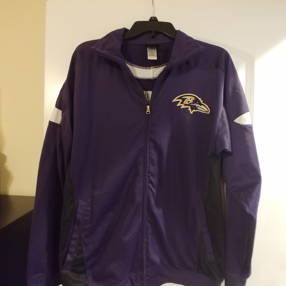 Ravens NFL zip up nylon jacket